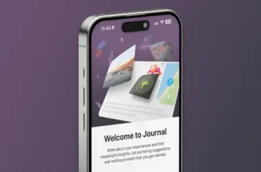 Apple's New Journal App Comes Only to iPhone
