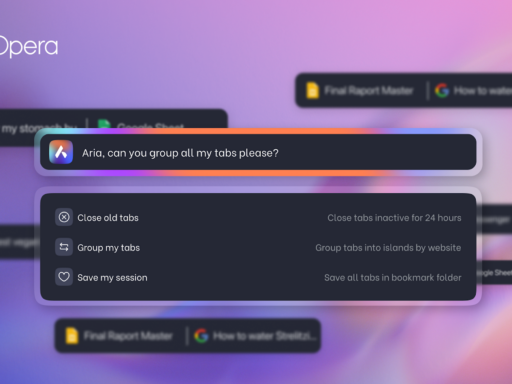 Organize Your Opera Tabs With Simple Voice Commands